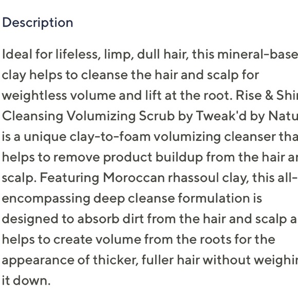 Tweakd Cleansing Volumizing Scrub NWT - Picture 4 of 5